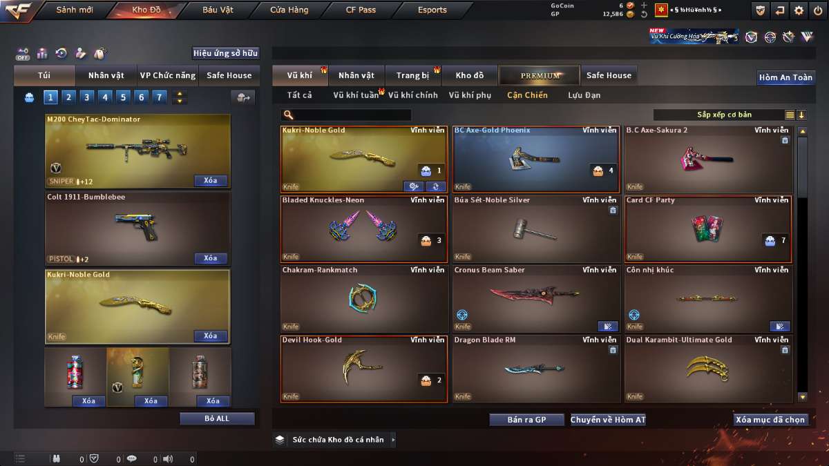shop acc cf uy tin gia re